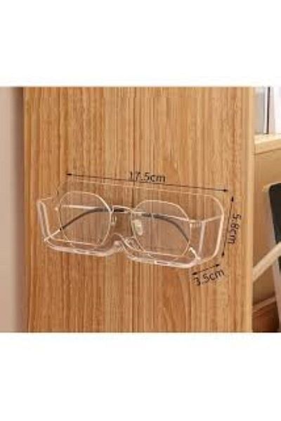 shop Self Adhesive Clear Glasses Stand Eyeglass Organizer Box
