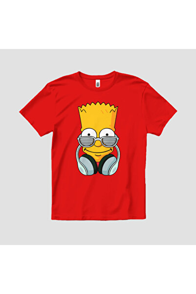 Built By Crazy Bart Simpson slušalice unisex dječja majica