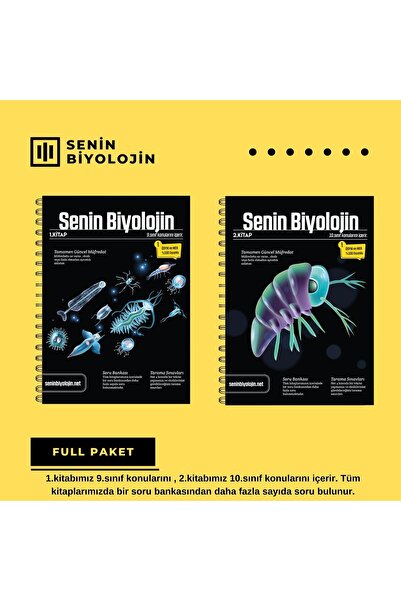 sb senin biyolojin 2027 Senin Biyolojin Tyt & Ayt Biyoloji Paketi