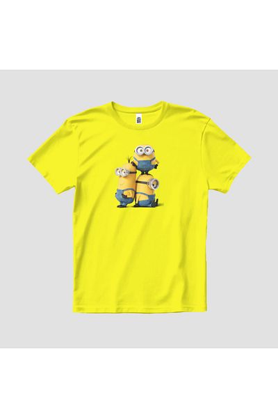 Built By Crazy Tricou pentru copii Minion Triple Unisex