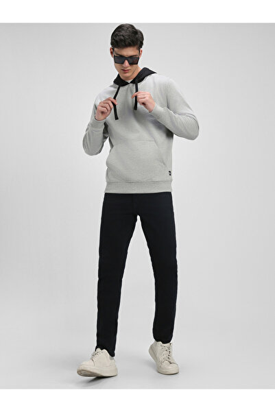 Dennis Lingo By Styli Color Block Hoodie with Front Pocket