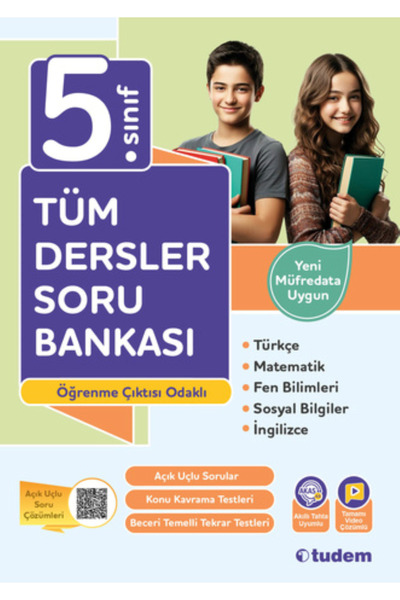 Tudem Yayınları TUDEM 5.Sınıf Tüm Dersler Soru Bankası (2024 - 2025 Müfredatı...