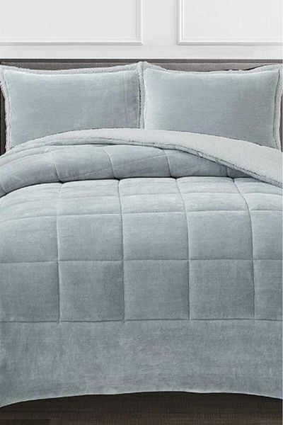 Çeyiz Diyarı Pumi Gray Double Duvet Set - 220X240 cm