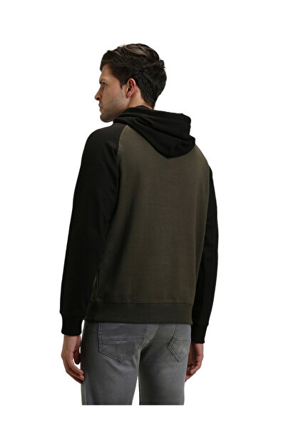 Dennis Lingo By Styli Color Block Hoodie with Front Pocket