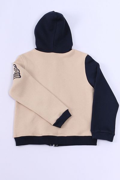HÇM Boys' College Jacket - 3 Thread, Zipper, Pocket, Patterned E6