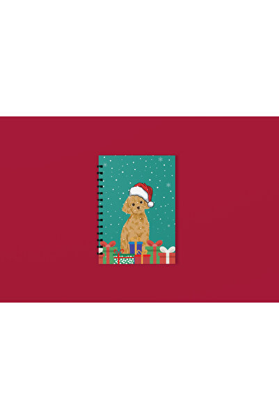 Store Christmas Concept Toy Poodle A5 Notebook