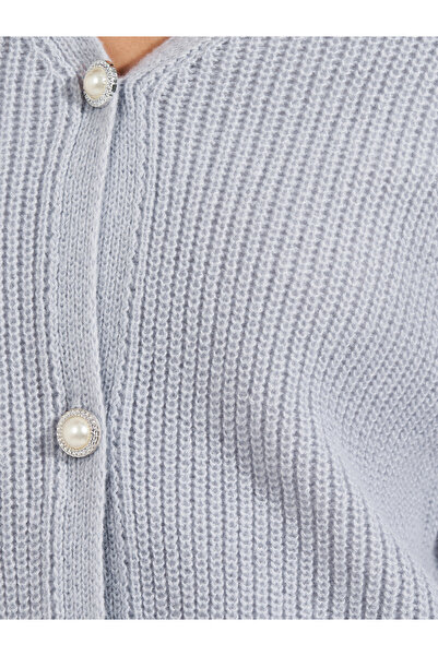 Styli Oversized Longline Buttoned Cardigan