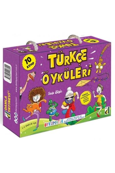 Damla Yayınevi Türkçe Öyküleri (10 Kitap) Damla Yay. (Korunaklı Poşetle)