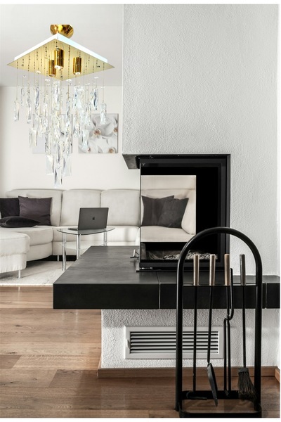 öalpa Yağmur 40 ‘Lık 6 Duylu Gold Renkli Abize