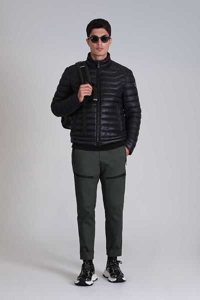 Lufian Andy Goose Feather Men's Coat Black