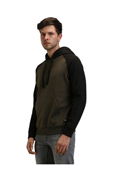 Dennis Lingo By Styli Color Block Hoodie with Front Pocket