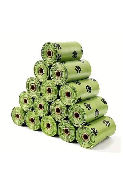 Choice Green 16 Rolls 240pcs/16rolls Thick Dog Poop Bags, Leak Proof Pet Waste Bag For Dog Outdoor Walking