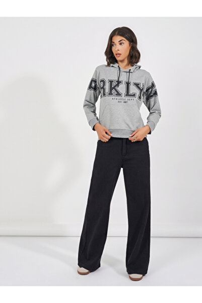 Styli Regular Fit Slogan Print Hoodie