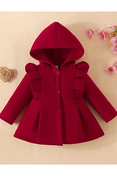 shop kızrmızı palto KAŞE MONT CIT CIT KAPAMALI