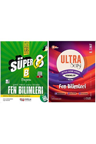 Nitelik Yayınları 8.SINIF SÜPER FEN BİLİMLERİ (B) ULTRA FEN BİLİMLERİ DENEME ...