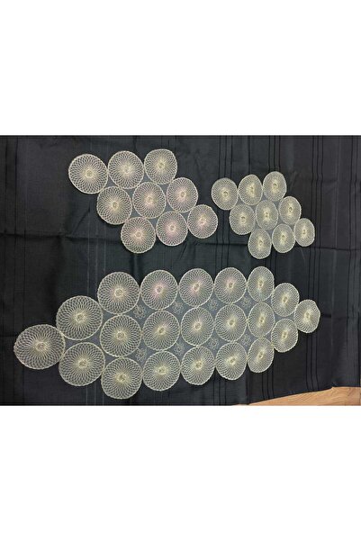 S.Y French Guipure Triple Coffee Table Cloth