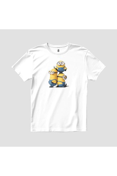 Built By Crazy Tricou pentru copii Minion Triple Unisex