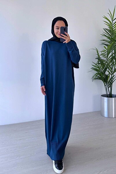 Ka Hijab Rochie hijab mercerizată de culoare petrol