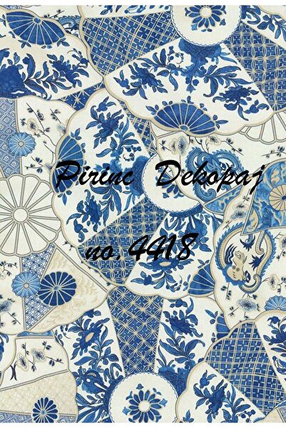 LİNEART Lineart Brass Decopage Paper No:L4418- 29X42Cm