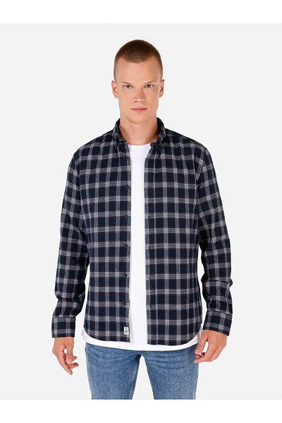 Colin's Navy Blue Men's Shirt U.Sleeve