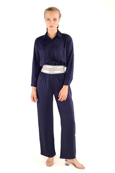 Rays Σετ Παντελονιών Laci Lastik με Λεπτομέρεια Γραφής 3002