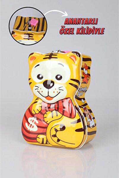 DEKOMUS İle Özel Tasarım Kilitli Kumbara "aslan"