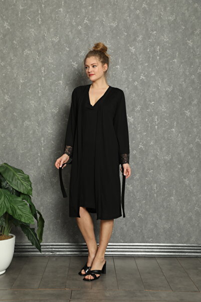 ERDENİZ TEKSTİL Cămașă de noapte și rochie pentru fete de pescuit cu dantelă, bumbac cu mâneci zero