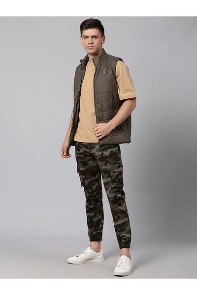 Dennis Lingo By Styli Regular Fit Gillet Jacket with Badge Detail