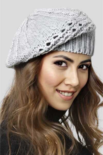 Trenderrs Жіноча одношарова в'язана шапка-бейсболка