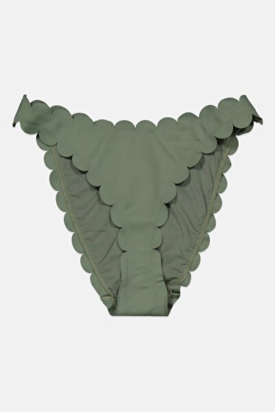 Asos Design الجزء السفلي من بيكيني نسائي سادة، زيتوني