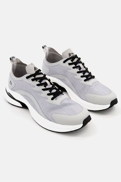 RBX Men Lace Up Brand Logo Running Shoes, Grey