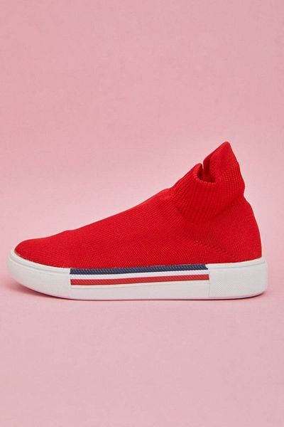 Katia&Bony Happy Smile Socks Shoes Red