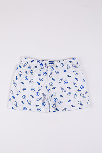 Berrak *****Berrak, 5'li Paket Erkek Çocuk penye baskılı Boxer short-4551