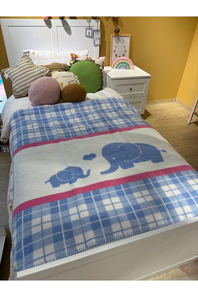 Sesli Kids Series Double Sided Cotton Baby Blanket Newborn Baby Gift 100X120