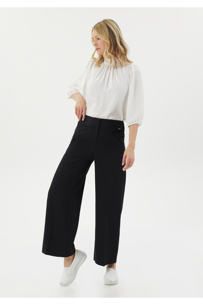 Guzella Women's High Waist Wide Leg Trousers