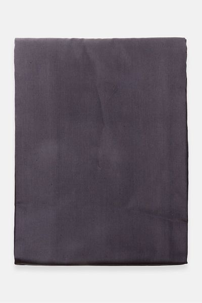 LinVosges Soft Plain Satin Duvet Cover 135 X 200 Cm, Grey