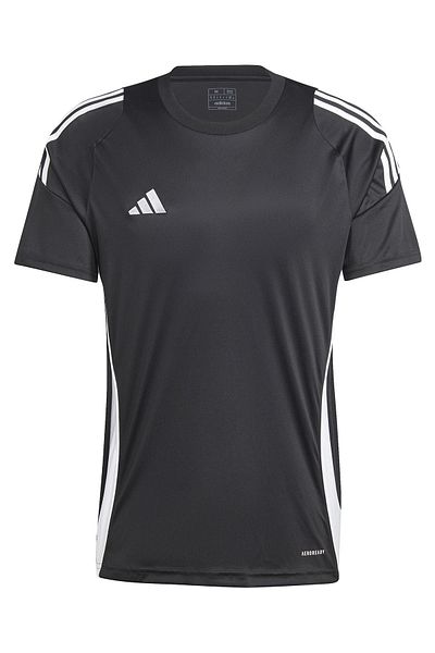 adidas Ανδρικό μαύρο αθλητικό μπλουζάκι Tiro24 Jsy IJ7676