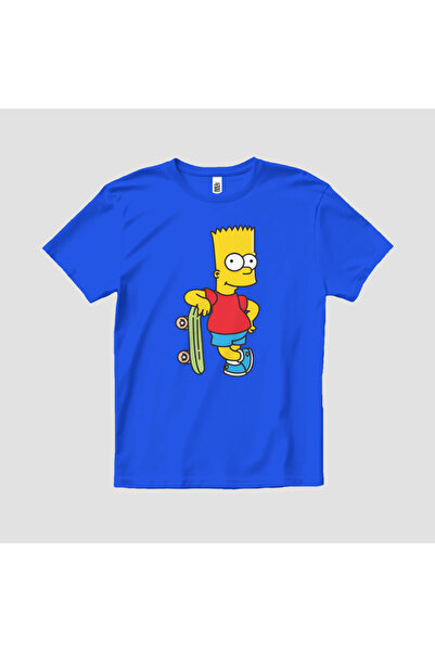 Built By Crazy Tricou unisex pentru copii Bart Simpsons Skateboard
