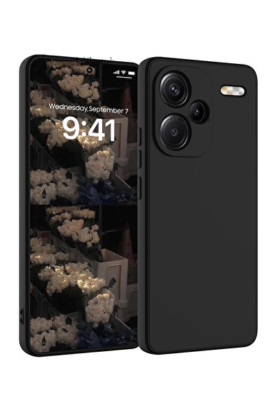 m.tk moveteck حافظة متوافقة مع هاتف Xiaomi Redmi Note 13 Pro+ Plus مع حماية للكاميرا من السيليكون الناعم المخملي غير اللامع