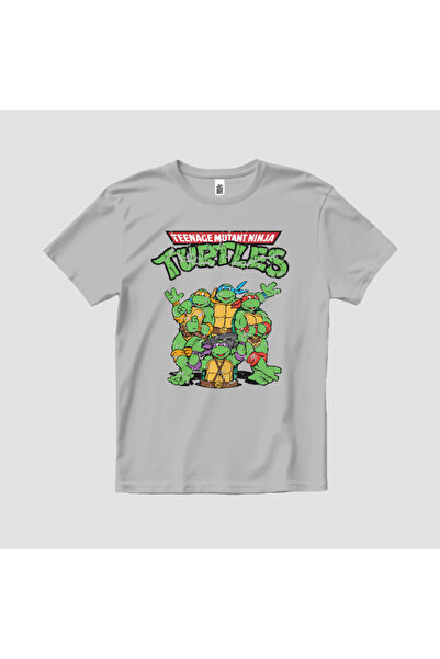 Built By Crazy Tricou unisex pentru copii Ninja Turtles Group Logo