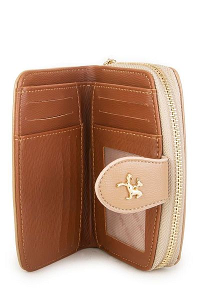 Nas Bag Women's Wallet with Multiple Card Compartments - Sand