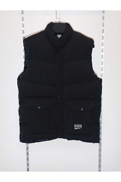 BILL THE KING Yarım Balıkçı Yaka Cepli Fermuarlı Şişme Yelek