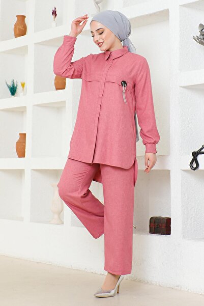 Modamihram Костюм з рожевим ланцюжком - модель 19206