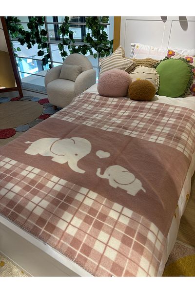 Sesli Kids Series Double Sided Cotton Baby Blanket Newborn Baby Gift 100X120