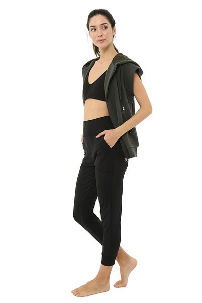Scorp Ψηλόμεση Γυναικεία Φούτερ Jogger - Μαύρο
