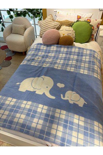 Sesli Kids Series Double Sided Cotton Baby Blanket Newborn Baby Gift 100X120