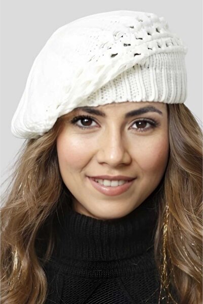 Trenderrs Жіноча одношарова в'язана шапка-бейсболка