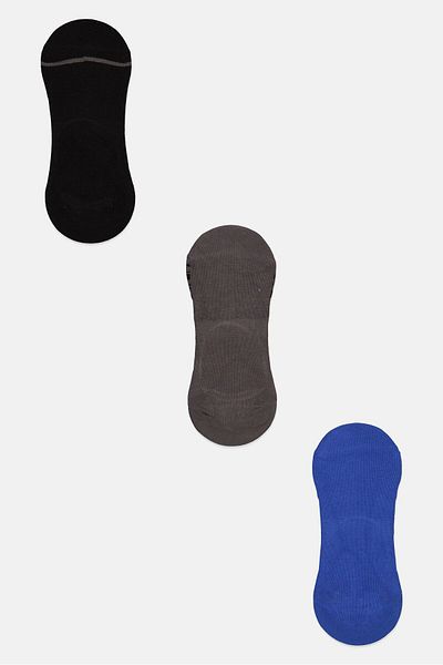 Nordland Men 3 Pair Textured Socks, Black