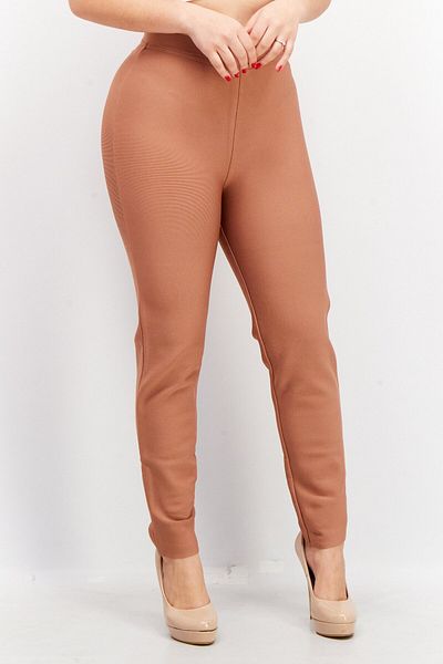 Band Of Stars Women Skinny Fit Plain Trouser Pant, Brown