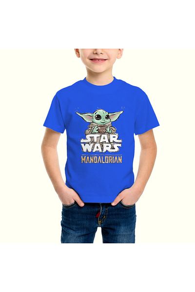 Built By Crazy Tricou unisex pentru copii Star Wars The Mandalorian Baby Yoda